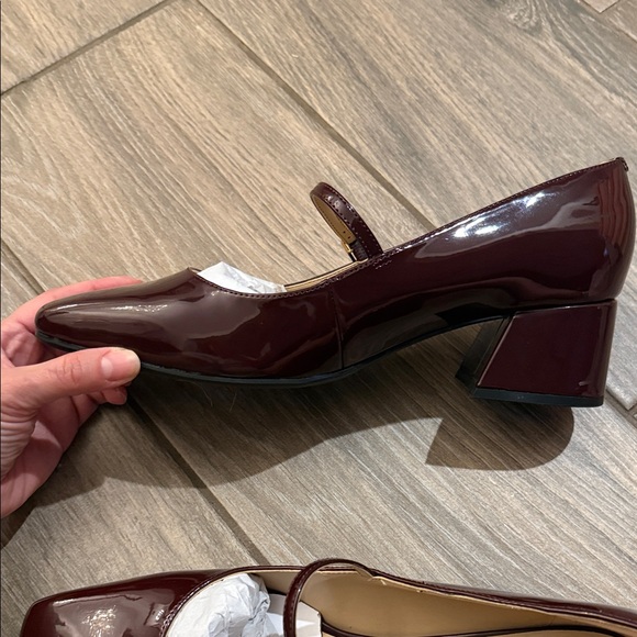 New Easy Spirit Marley Eflex Patent Mary Jane Heels Sz 11 wide - Picture 9 of 11